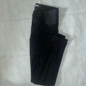 Paige black verdugo ultra skinny maternity denim pants